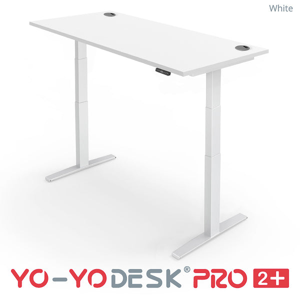 YoYo DESK® PRO 2+ Electric Standing Desk. Free Installation Service, Maximum height adjustment
