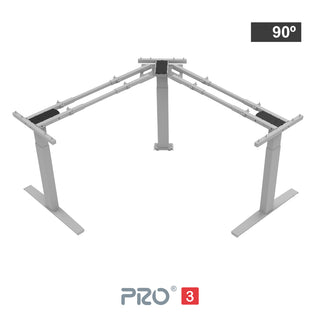 Yo-Yo DESK PRO 3 Triple Motor L-Shape Height Adjustable Standing Desk Frame_Only