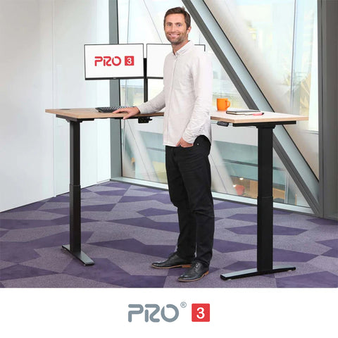 Yo-Yo DESK PRO 3 Triple Motor L-Shape Height Adjustable Standing Desk