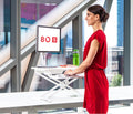 Yo-Yo DESK 80-SLIM Single Monitor Standing Desk Converter