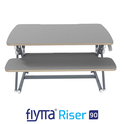 FLYTTA RISER 90 Dual Monitor Standing Desk Converter