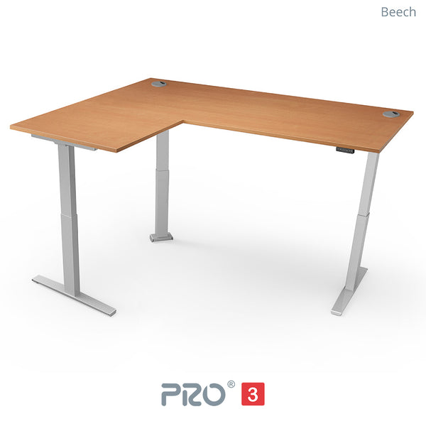 Yo-Yo DESK PRO 3 Triple Motor L-Shape Height Adjustable Standing Desk