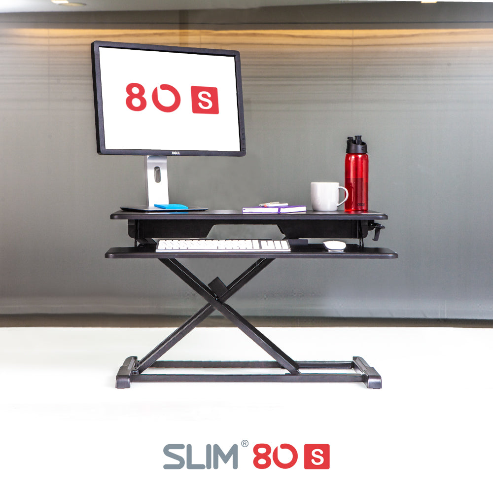 Yo-Yo DESK 80-SLIM Single Monitor Standing Desk Converter