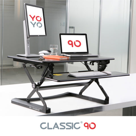 Yo-Yo DESK® 90 Desk Risers | UK’s favourite Standing Desk Converter ...