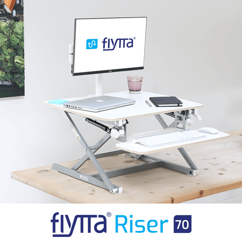 FLYTTA RISER 70 Single Monitor Standing Desk Converter