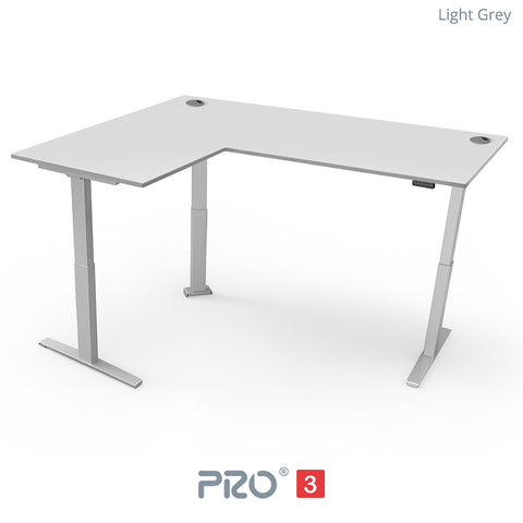 Yo-Yo DESK PRO 3 Triple Motor L-Shape Height Adjustable Standing Desk