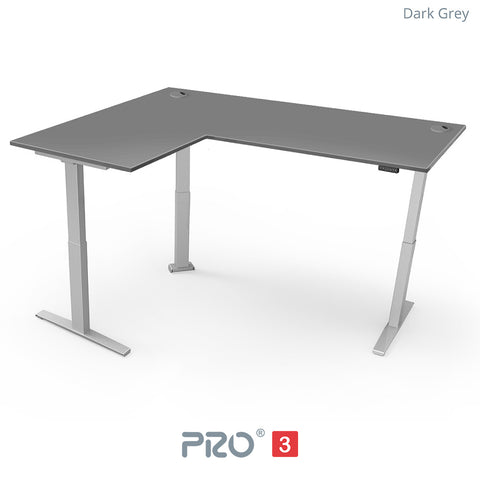 Yo-Yo DESK PRO 3 Triple Motor L-Shape Height Adjustable Standing Desk