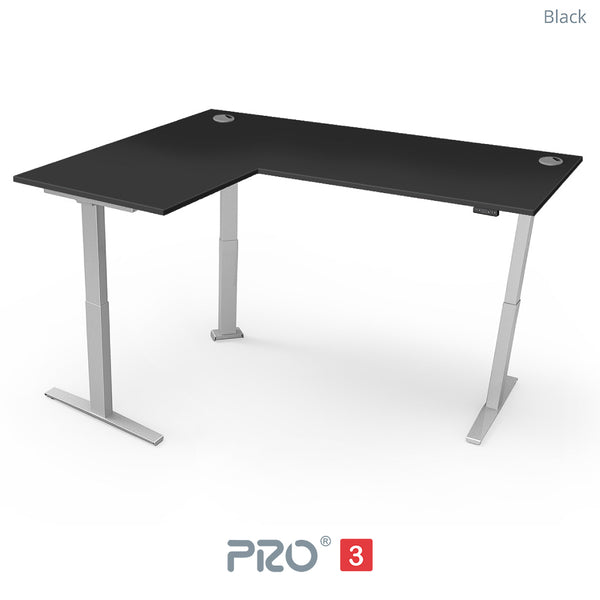 Yo-Yo DESK PRO 3 Triple Motor L-Shape Height Adjustable Standing Desk