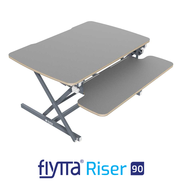 FLYTTA RISER 90 Dual Monitor Standing Desk Converter