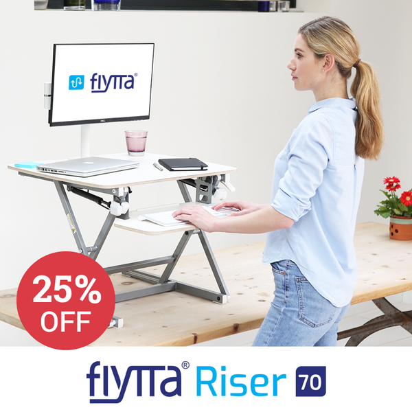 FLYTTA RISER 70 Single Monitor Standing Desk Converter