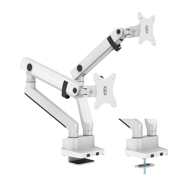 Deluxe DUAL - Gas Spring Assisted Monitor Arm