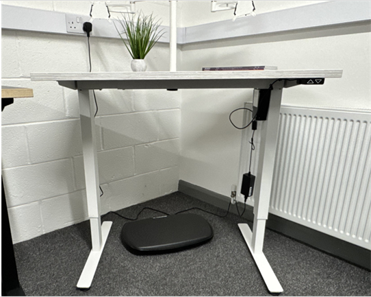 Single Motor Standing Desk 100x70cm