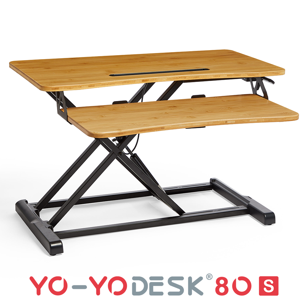 Yo Yo DESK 80 S Desk Riser Lighter Stand Up Desk for Single