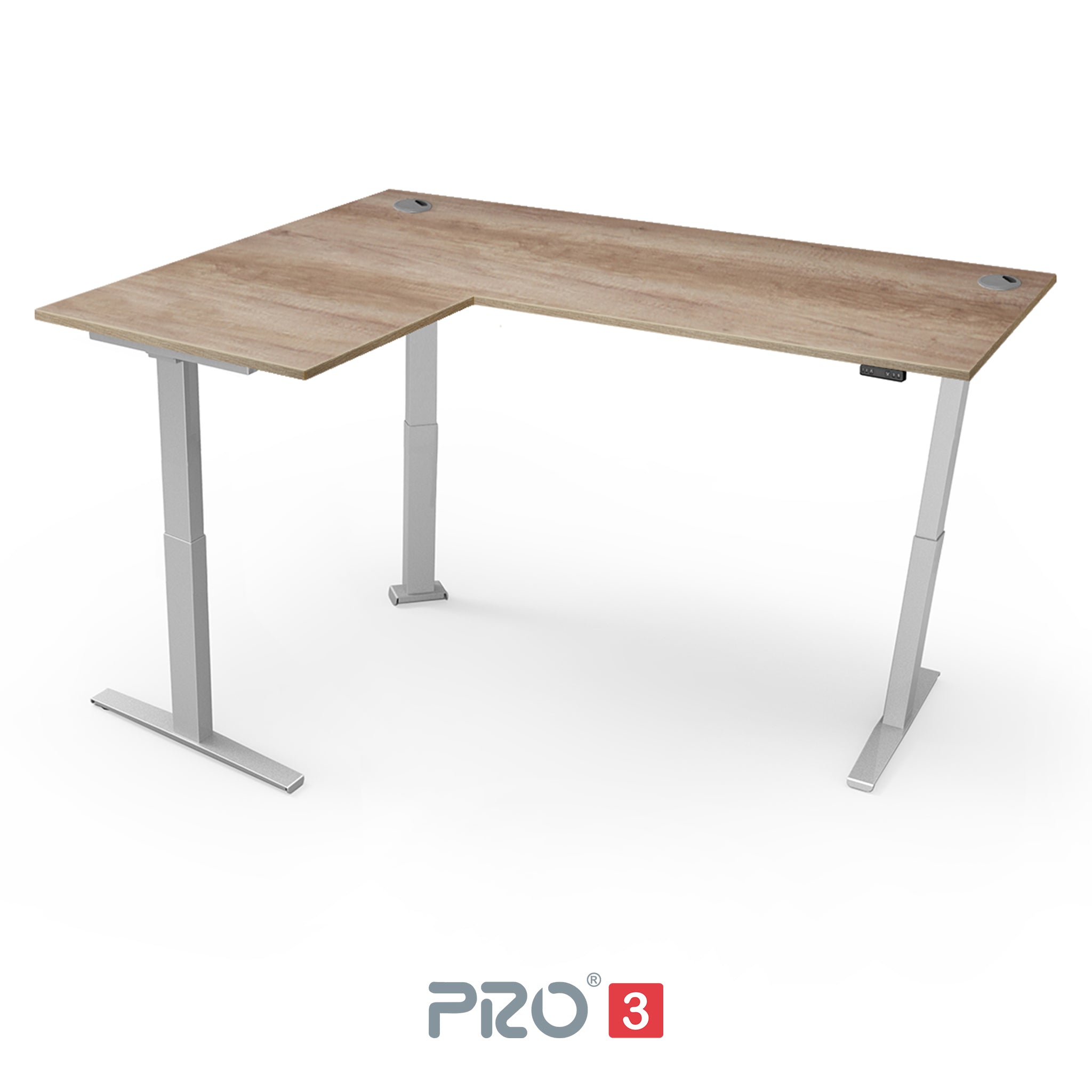 Yo-Yo DESK PRO 3 Triple Motor L-Shape Height Adjustable Standing Desk