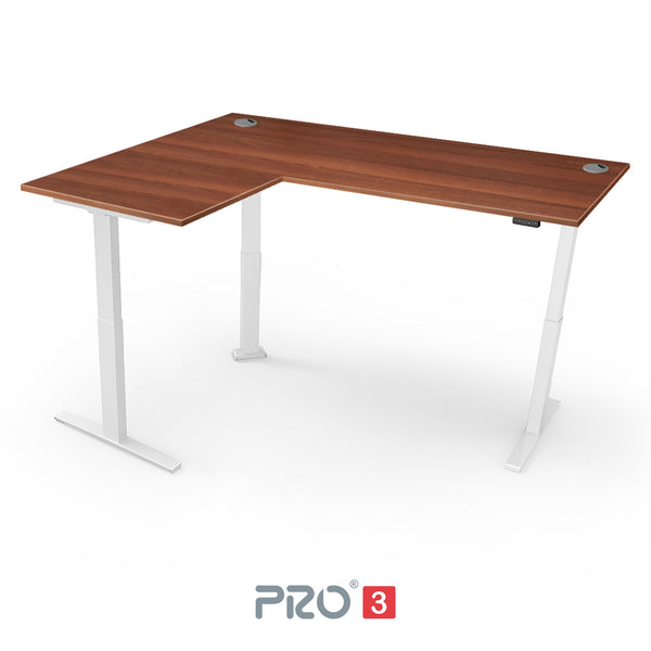 Yo-Yo DESK PRO 3 Triple Motor L-Shape Height Adjustable Standing Desk