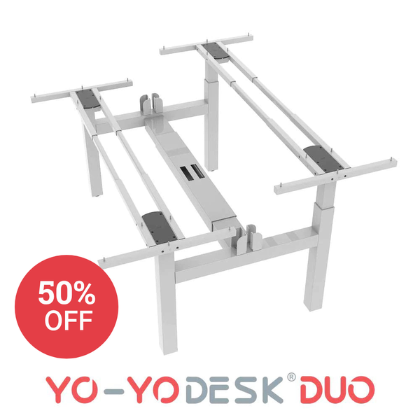 Yo-Yo DESK DUO Back-2-Back Height Adjustable Standing Desk