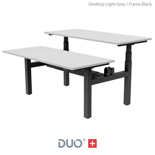 Yo-Yo DESK DUO Back-2-Back Height Adjustable Standing Desk