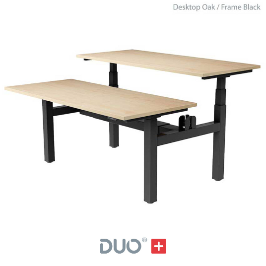 Yo-Yo DESK DUO Back-2-Back Height Adjustable Standing Desk
