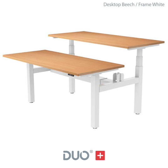 Yo-Yo DESK DUO Back-2-Back Height Adjustable Standing Desk
