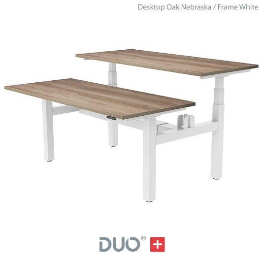Yo-Yo DESK DUO Back-2-Back Height Adjustable Standing Desk