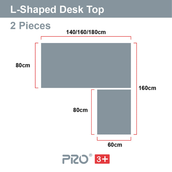 Yo-Yo DESK PRO 3+ Triple Motor L-Shape Extra Height Standing Desk