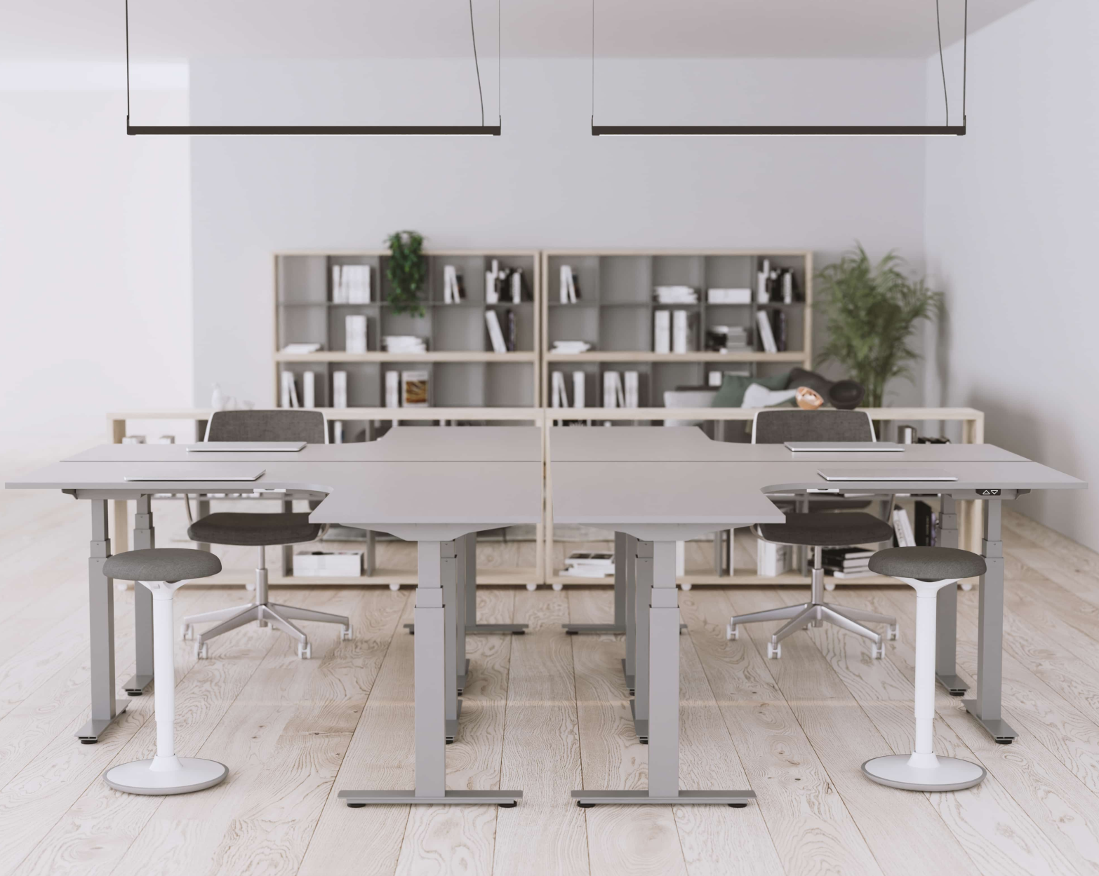 Height Adjustable Desk Risers & Converters