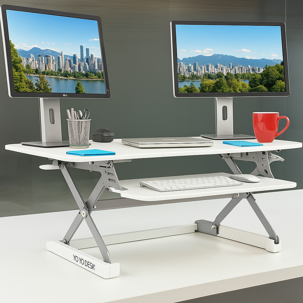 Height Adjustable Desk Risers & Converters