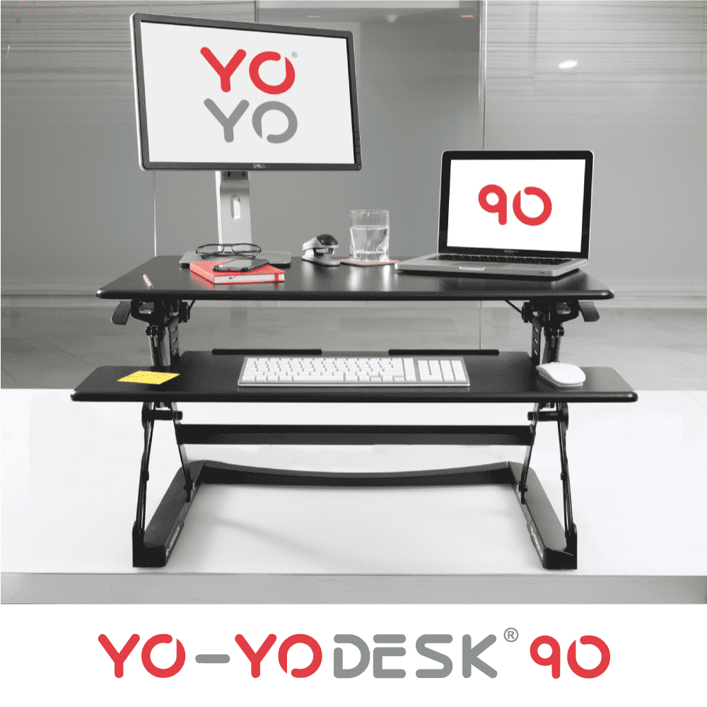 Yo-Yo DESK® 90 Desk Risers | UK’s favourite Standing Desk Converter ...