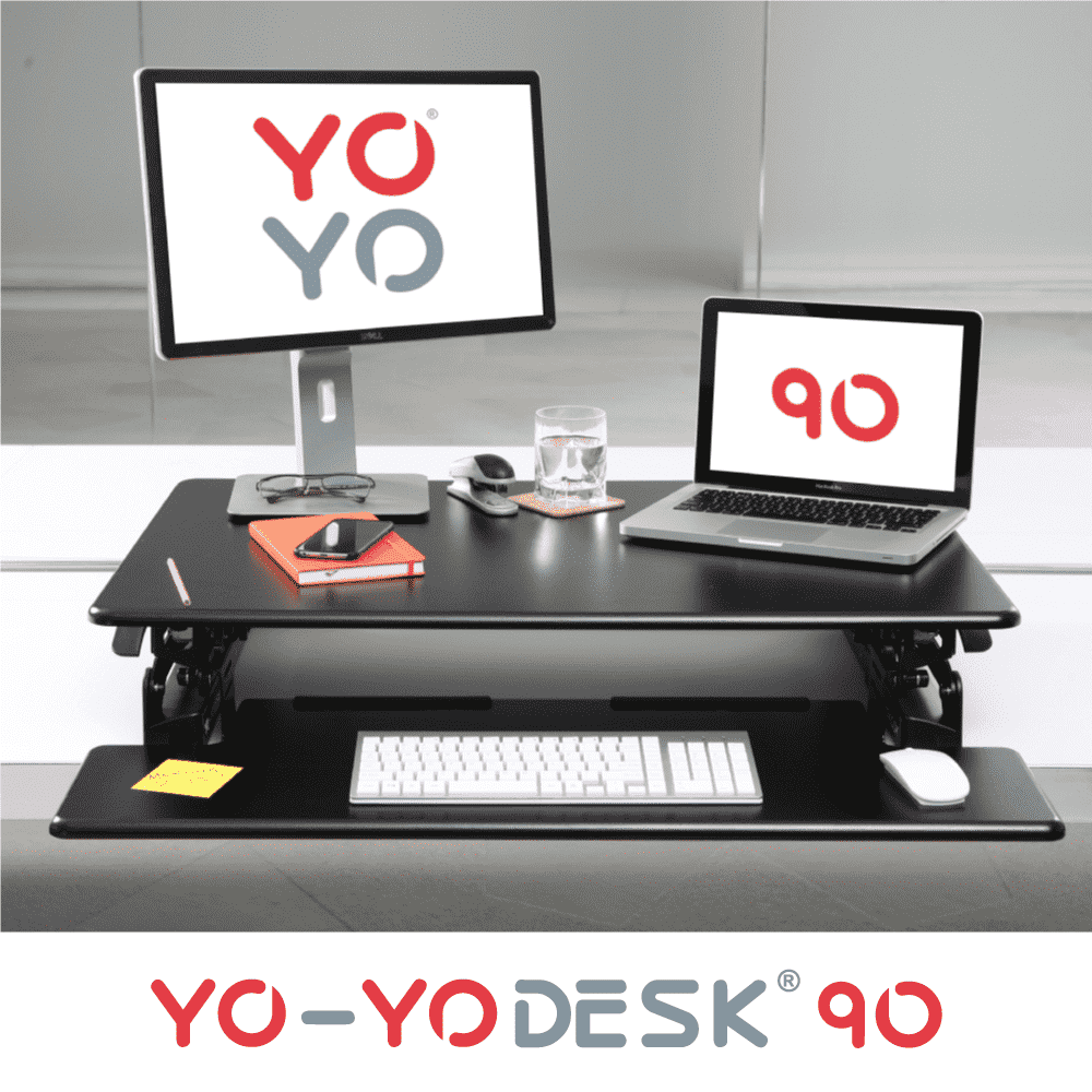 Yo-Yo DESK® 90 Desk Risers | UK’s favourite Standing Desk Converter ...