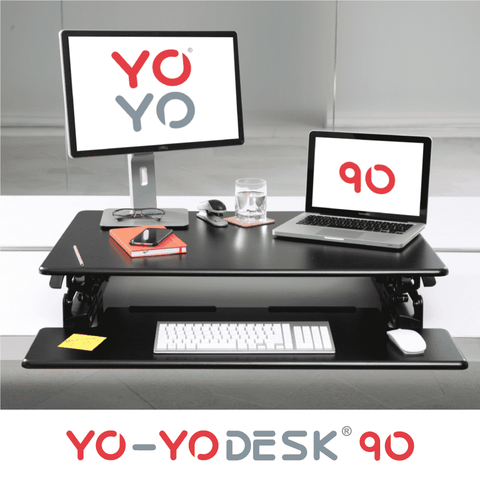 Yo-Yo DESK® 90 Desk Risers | UK’s favourite Standing Desk Converter ...
