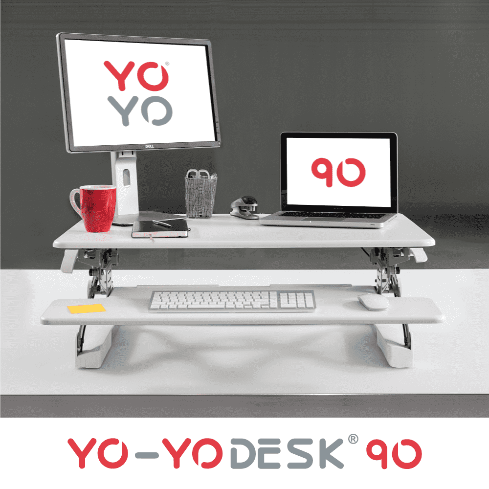 Yo-Yo DESK® 90 Desk Risers | UK’s favourite Standing Desk Converter ...