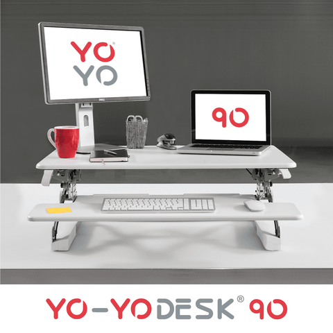 Yo-Yo DESK® 90 Desk Risers | UK’s favourite Standing Desk Converter ...