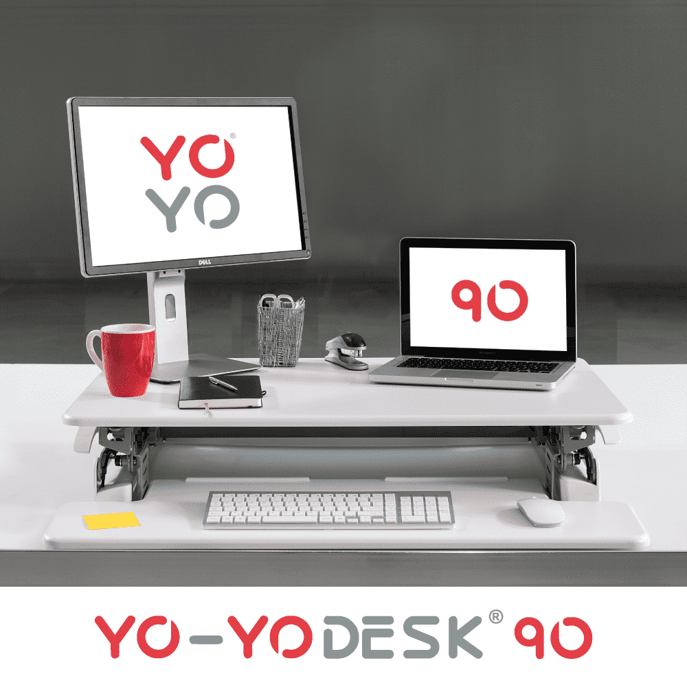 Yo-Yo DESK® 90 Desk Risers | UK’s favourite Standing Desk Converter ...