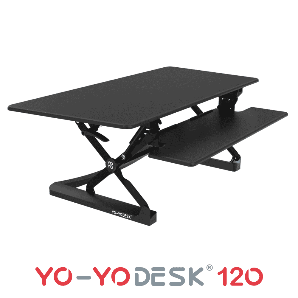 Yo-Yo DESK® 120 UK’s favourite Desk Riser | Suitable for Dual Monitors ...