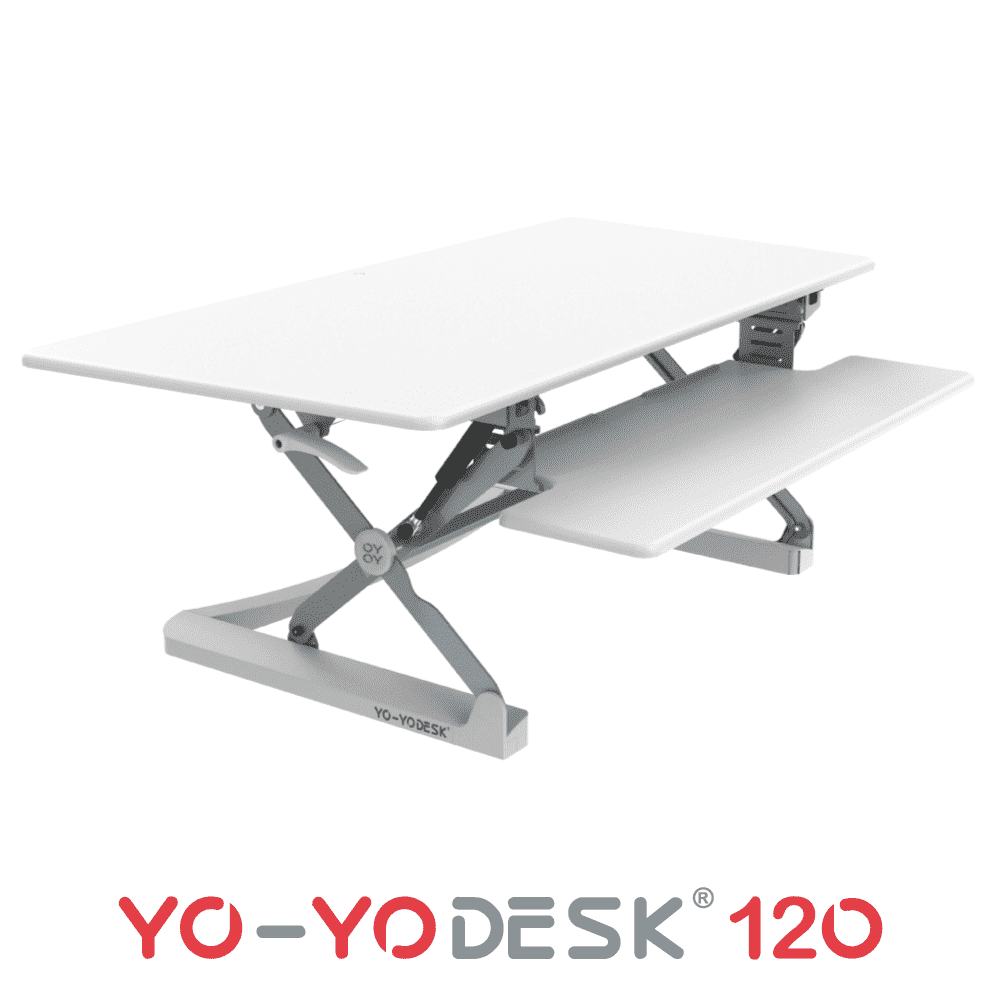 Yo-Yo DESK® 120 UK’s favourite Desk Riser | Suitable for Dual Monitors ...