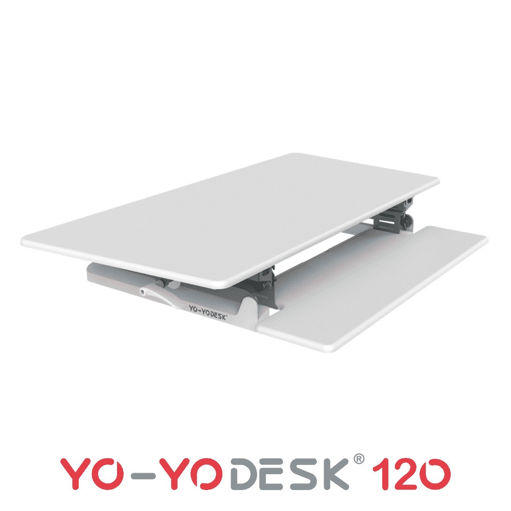 Yo-Yo DESK® 120 UK’s favourite Desk Riser | Suitable for Dual Monitors ...