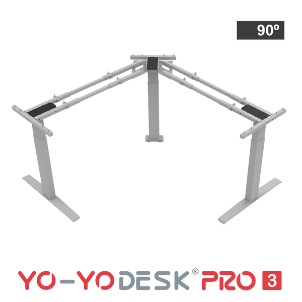 Yo-Yo DESK PRO 3 Triple Motor L-Shape Height Adjustable Standing Desk